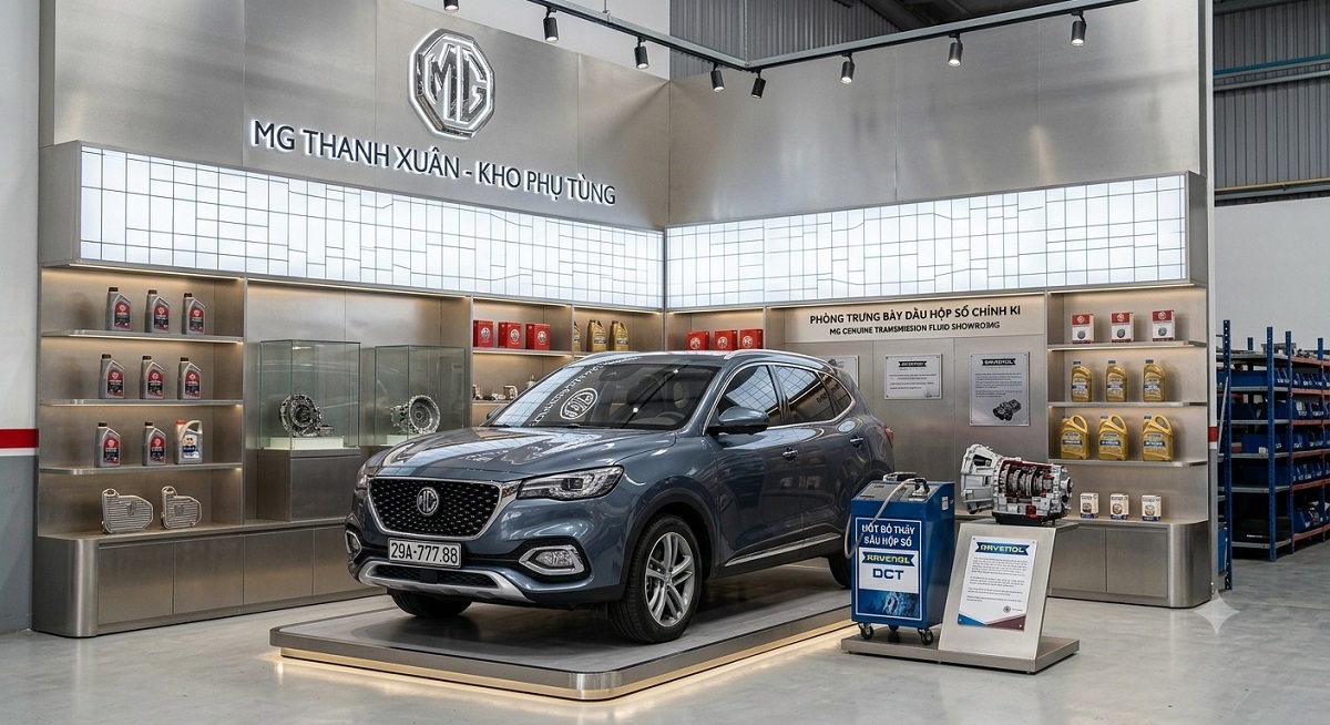 dầu hộp số xe mg